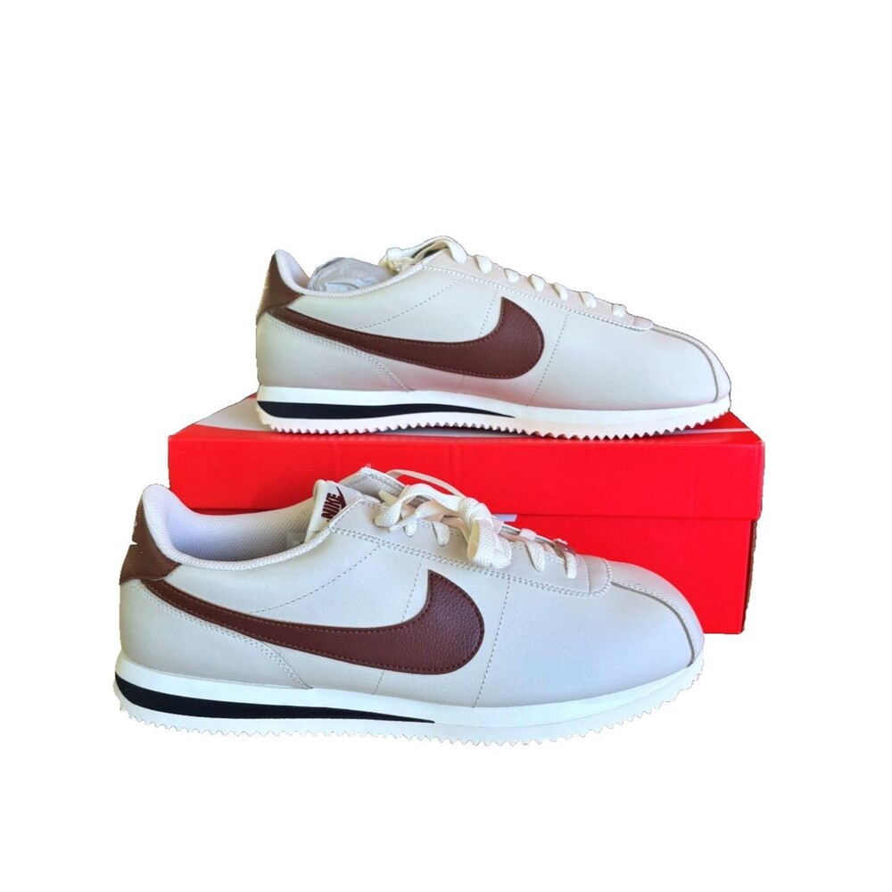Nike Cortez Men's Lt Orewood Brown Fauna Brown Leather NIB DM4044-114 Sz 10